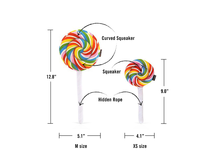 Snack Attack - Lollipop Dog Toy by Play Pet Brands