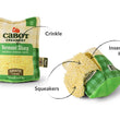 Load image into Gallery viewer, Cabot Creamery x Play Vermont Cheddar Shredder dog toy, designed after shredded cheese packaging with text labels on a white background.
