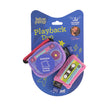 Load image into Gallery viewer, Jackson Galaxy x Fellne Frenzy Playback Duo pet toy set in its original packaging, featuring a purple catnip boombox and a pink cassette tape toy.
