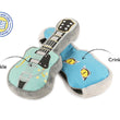 Load image into Gallery viewer, Jackson Galaxy x Feline Frenzy The Shredder kicker toy on a white background with text labels pointing to it as 'Crinkle' and a circular badge says 'Filled with USA Organic Catnip.
