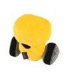 Load image into Gallery viewer, P.L.A.Y. Alien Buddies Robo-Rover Toy - GIF showing how the plush can be ripped to reveal the inner rubber-like treat dispensing toy
