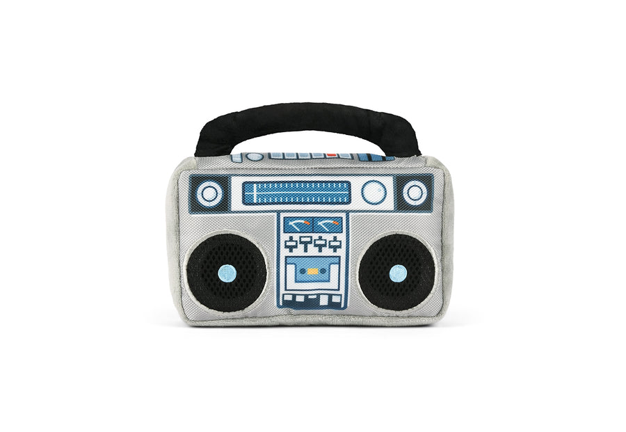Boop-Box: Crinkle Plush BoomBox Dog Toy – Play Pet Brands