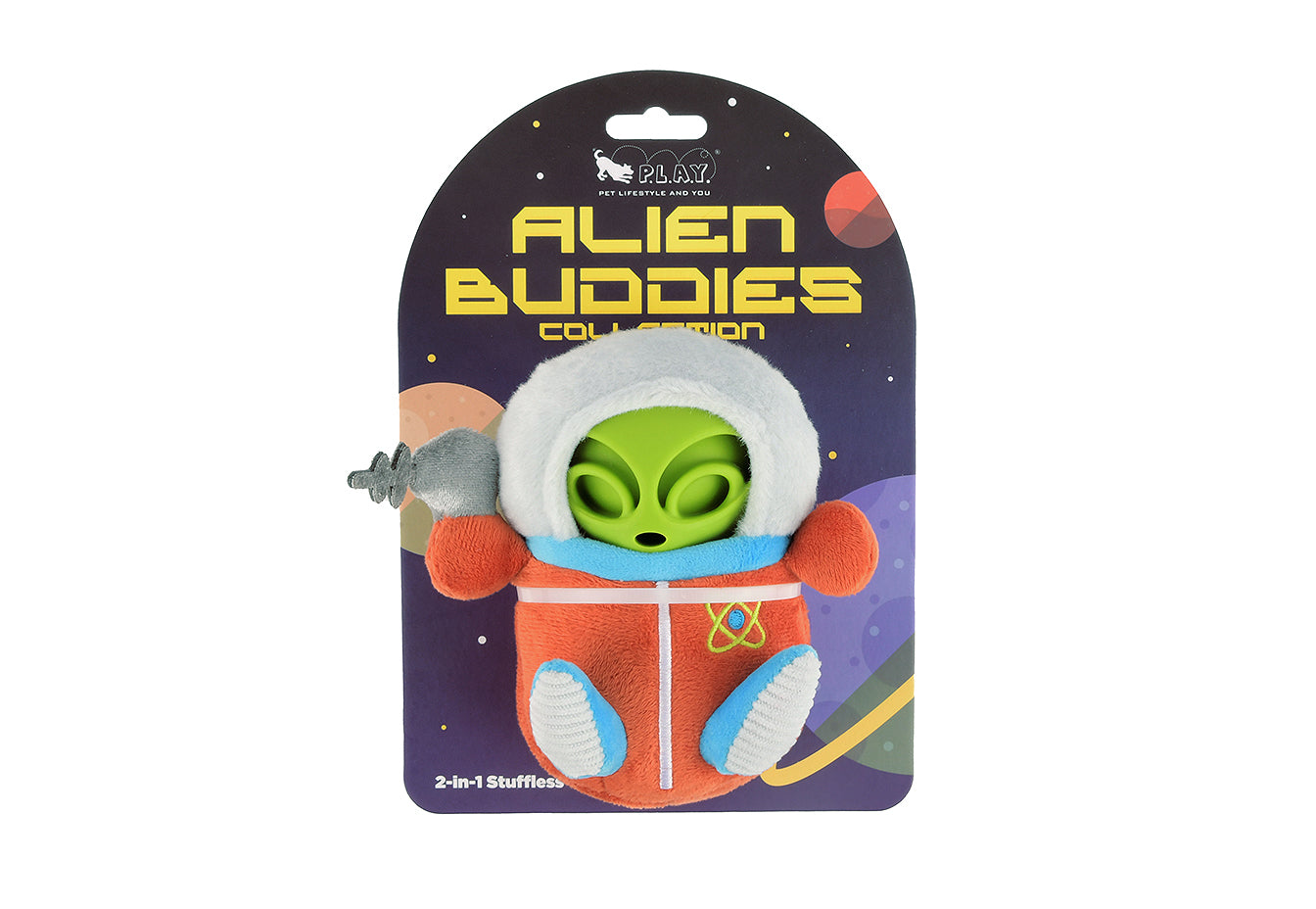 Play Pet Brands Alien Buddies Astro Explorer Durable Dog Toy