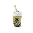 Load image into Gallery viewer, Fog City Pet x Play Matcha Boba dog toy with a straw on a white background
