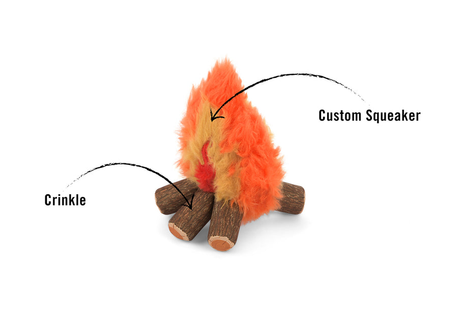 Cozy Campfire: Plush Camp Dog Toy by Play Pet Brands