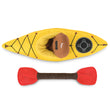 Load image into Gallery viewer, P.L.A.Y. Camp Corbin K9 Kayak Toy - paddle detached to show it's a two-piece toy

