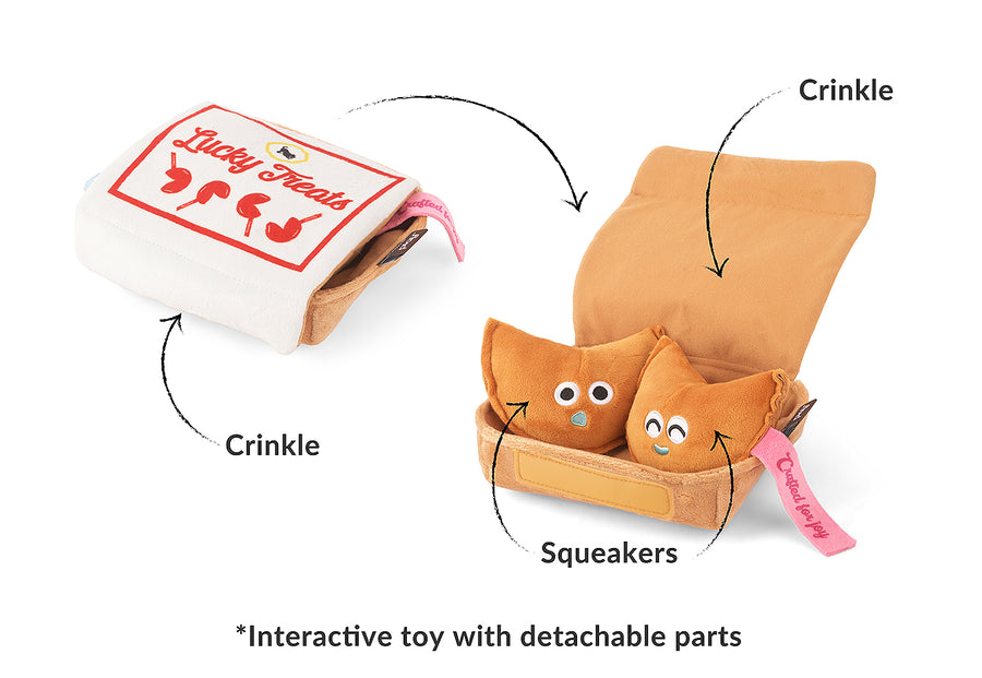 Lucky Treats 3-in-1 Interactive Dog Toy - Fog City Pet x Play