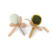Load image into Gallery viewer, Fog City Pet x Feline Frenzy Matcha Meows toy set with ribbons on a white background
