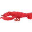 Load image into Gallery viewer, Play’s Ocean Buddies Lemmy the Lobster plush toy on a white background side view
