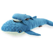 Load image into Gallery viewer, Play's Ocean Buddies Big Blue and Baby Blue plush whales toy on a white background
