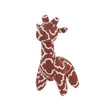 Load image into Gallery viewer, P.L.A.Y. Repurposed Pals plush giraffe toy with red and white pattern on a white background
