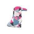 Load image into Gallery viewer, P.L.A.Y. Upcycled Zoo Pal Penguin plush toy side view on a white background
