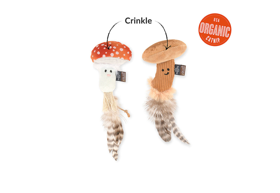 Mystic Mushroom Cute Catnip Toy Set - Fog City Pet x Play – Play