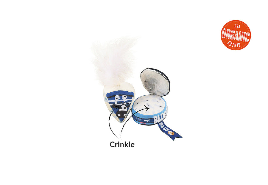 Kitty Crumble Cheese Cat Toys: Bold Plush Set by Play Pet Brands