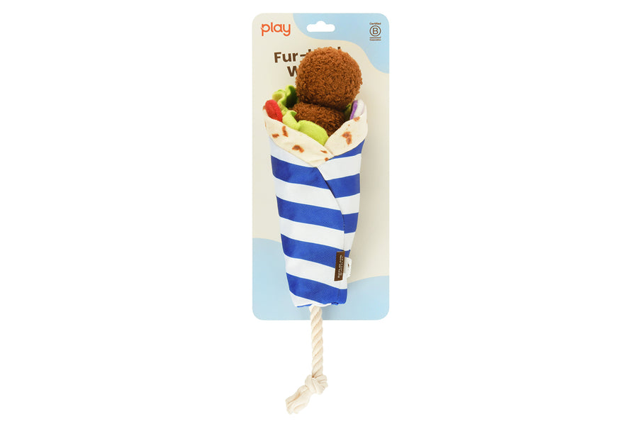 International Classic Fur-lafel Wrap: Interactive Dog Toy by Play