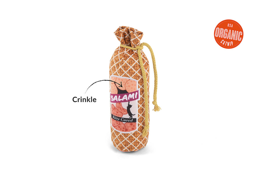 Salami Slammer Kicker Toy: Play Pet Brands' Irresistible Plush Design