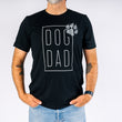 Load image into Gallery viewer, P.L.A.Y. Dog Dad Humanitee - T-Shirt modeled on man
