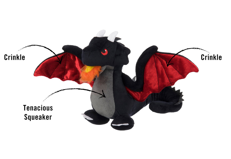ロージーモンスター　teddy boavest Darby the Dragon: Plush Dog Toy by Play Pet Brands