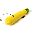Load image into Gallery viewer, P.L.A.Y. Garden Fresh Collection - Zucchini Toy with features shown
