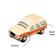 Load image into Gallery viewer, 80s Classics Toy Collection by P.L.A.Y. - Scruffy's Station Waggin' toy features shown
