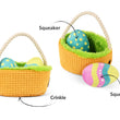 Load image into Gallery viewer, Hippity Hoppity Collection by P.L.A.Y. - Eggs-cellent Basket toy feature image
