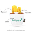 Load image into Gallery viewer, P.L.A.Y. x Earth Rated Montreal Munchies Collection - Pooch-tine Dog Toy - Features Info
