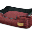 Load image into Gallery viewer, Houndstooth Lounge Bed in Cayenne Red
