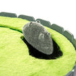 Load image into Gallery viewer, Feline Frenzy Peek-a-boo Mouse Interactive Cat Toy with close up of mouse popping out of opening surrounded by green turf.
