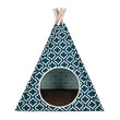 Load image into Gallery viewer, Gallery: Pet Teepee Moroccan Navy Blue PY6008DUF
