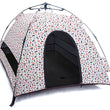 Load image into Gallery viewer, Variant: Outdoor Dog Tent PY6006BSFScout &amp; About Outdoor Dog Tent by P.L.A.Y. - vanilla colorway with whimsical dog print shown
