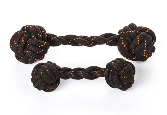 P.L.A.Y. Barbell Scout & About Rope Dog Toy, Small
