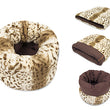 Load image into Gallery viewer, P.L.A.Y. Snuggle Bed - Leopard Brown
