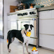 Load image into Gallery viewer, P.L.A.Y. x Earth Rated Montreal Munchies Collection - Poochtine Toy with one French Fry in dog's mouth
